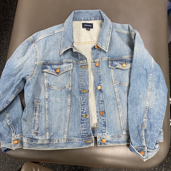 Like New J Crew Jean Jacket Size XL